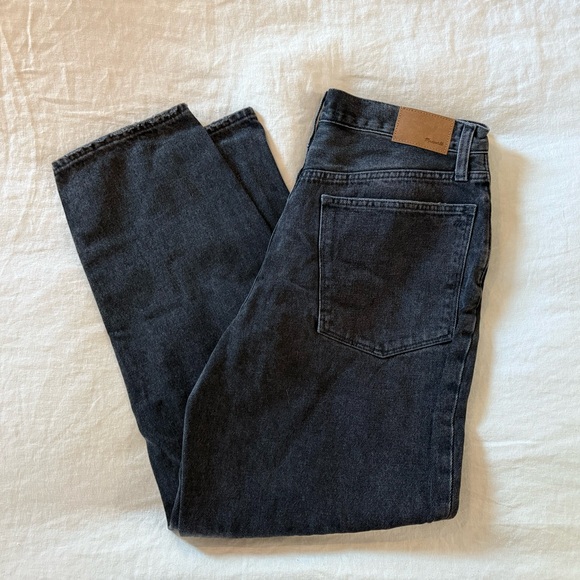 NWT Madewell Women’s Black Straight-Leg Jeans - Baggy Tapered Style - 30 waist - Picture 6 of 13